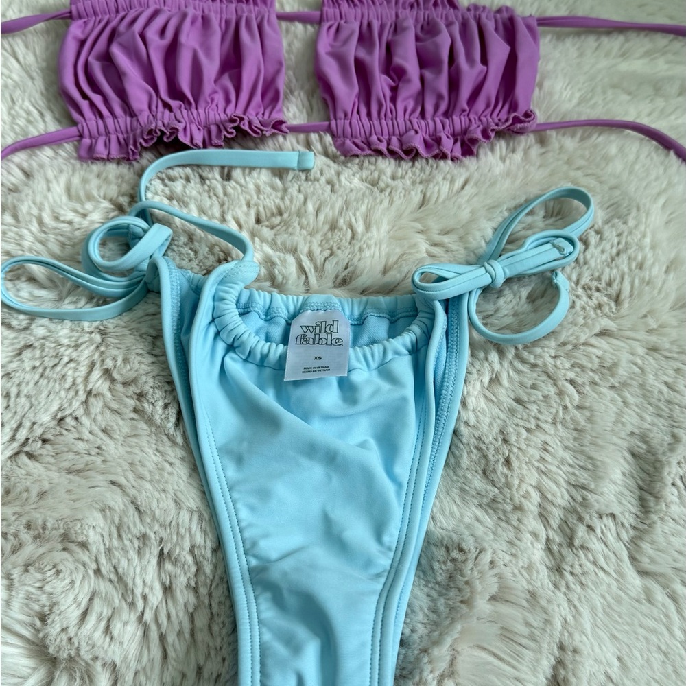 Wild Fable Lavender and Sky Bikini